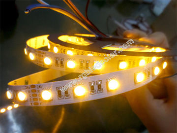 China 24V rgb and yellow four color chips inside one smd led strips supplier